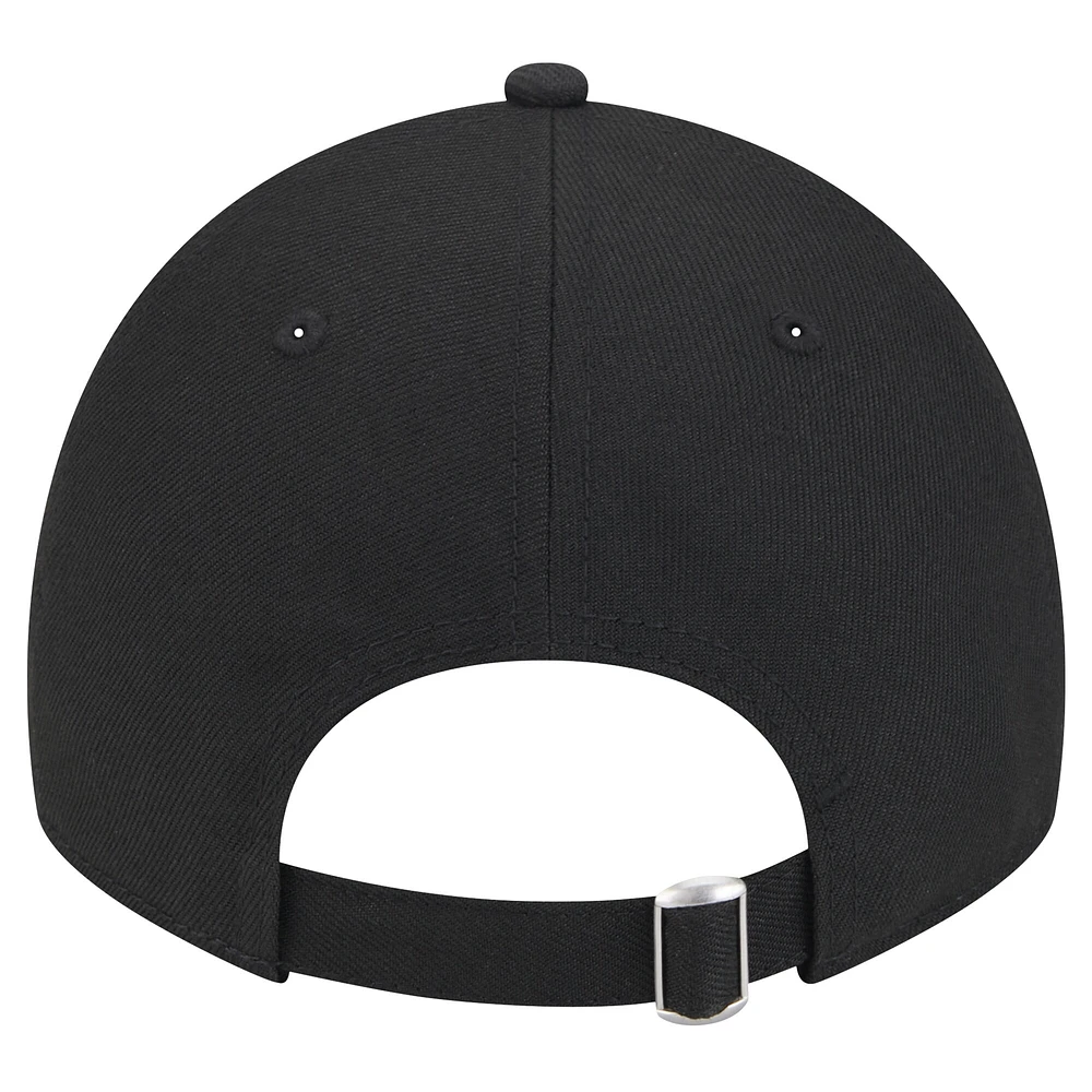 Casquette réglable unisexe New Era noire Seattle Storm Core Logo 9TWENTY