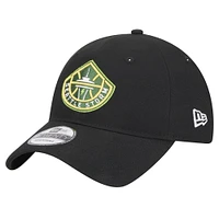 Casquette réglable unisexe New Era noire Seattle Storm Core Logo 9TWENTY