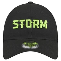 Unisex New Era Black Seattle Storm Rebel Series 9TWENTY Adjustable Hat