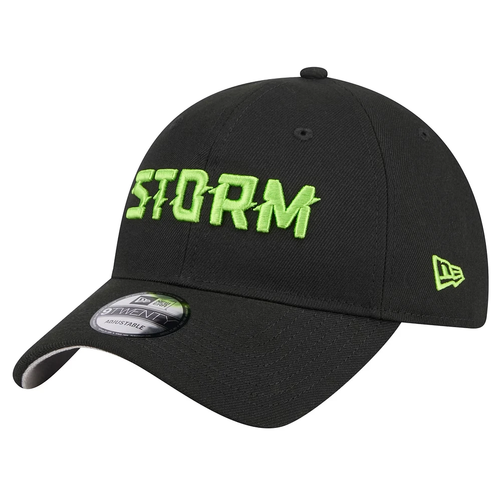 Unisex New Era Black Seattle Storm Rebel Series 9TWENTY Adjustable Hat