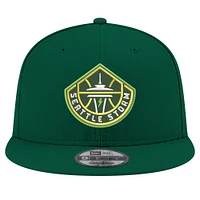 Unisex New Era Green Seattle Storm Logo 9FIFTY Snapback Hat
