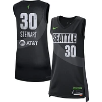 Unisex Nike Breanna Stewart Black Seattle Storm Rebel Edition Victory Player Jersey