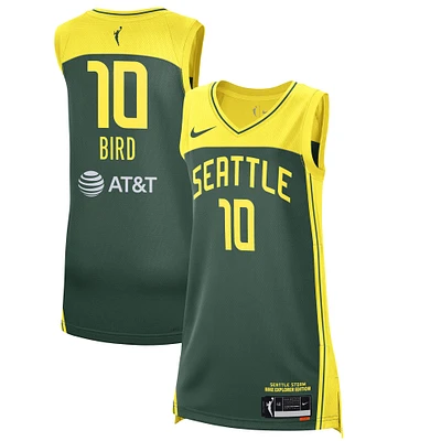 Maillot Femme Nike Sue Bird Vert Seattle Storm 2021 Explorer Edition Victory Player