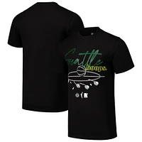 T-shirt unisexe round21 noir Seattle Storm Home Court