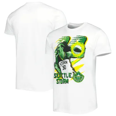 Breanna Stewart Seattle Storm Stadium Essentials Unisex Slash T-Shirt - White