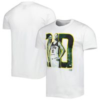 Unisex Stadium Essentials Sue Bird White Seattle Storm Player Skyline T-Shirt