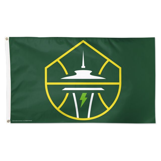 WinCraft Seattle Storm Drapeau de luxe 3 pi x 5 pi