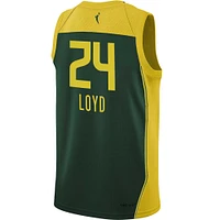 Maillot Nike Jewell Loyd Vert Seattle Storm 2022 Explorer Edition Victory Player pour Jeunes