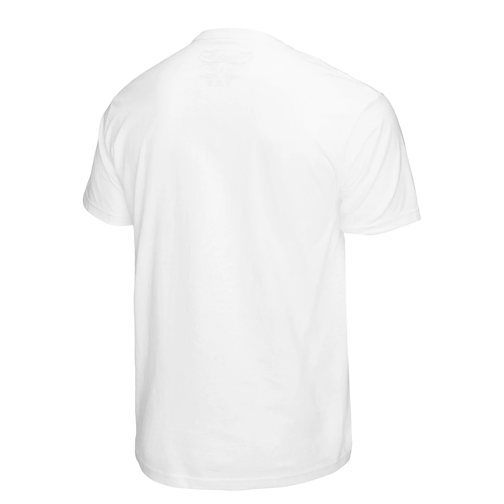 Men's Mitchell & Ness Shawn Kemp White Seattle SuperSonics SLAM Gradient T-Shirt