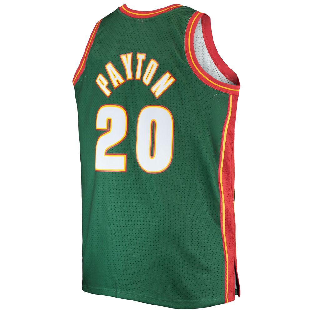 Gary Payton Seattle SuperSonics Mitchell & Ness Hardwood Classics Swingman  Jersey - Green