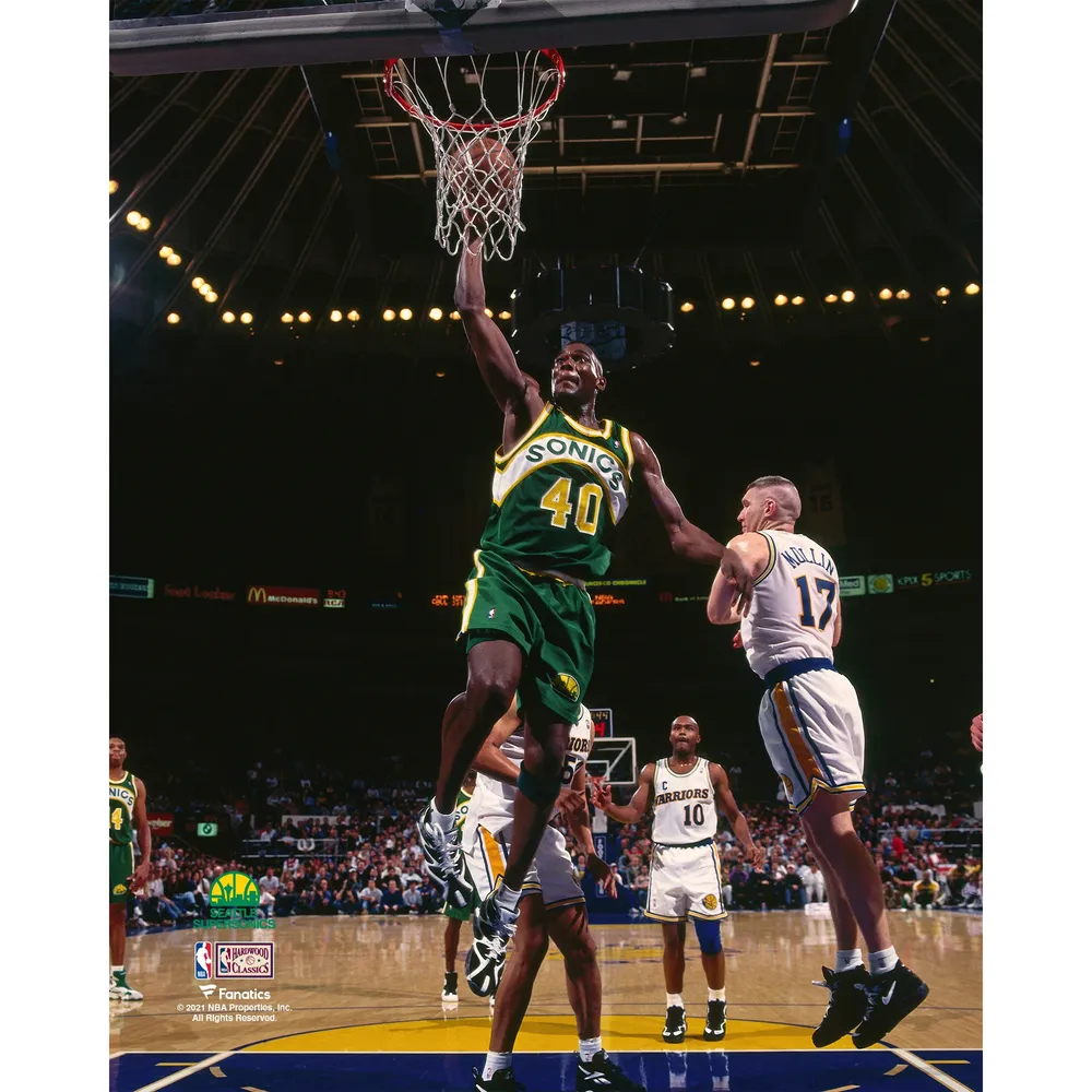 NBA Slam Dunk Contest Shawn Kemp Seattle SuperSonics Color 8 X 10 Photo  Picture