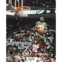 Shawn Kemp Seattle Supersonics Unsigned NBA-All-Star 1990 Slam Dunk Contest Sideways Photograph