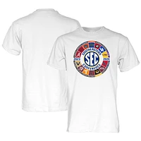 Men's Blue 84  White 2023/24 SEC Football All-Team Logo T-shirt