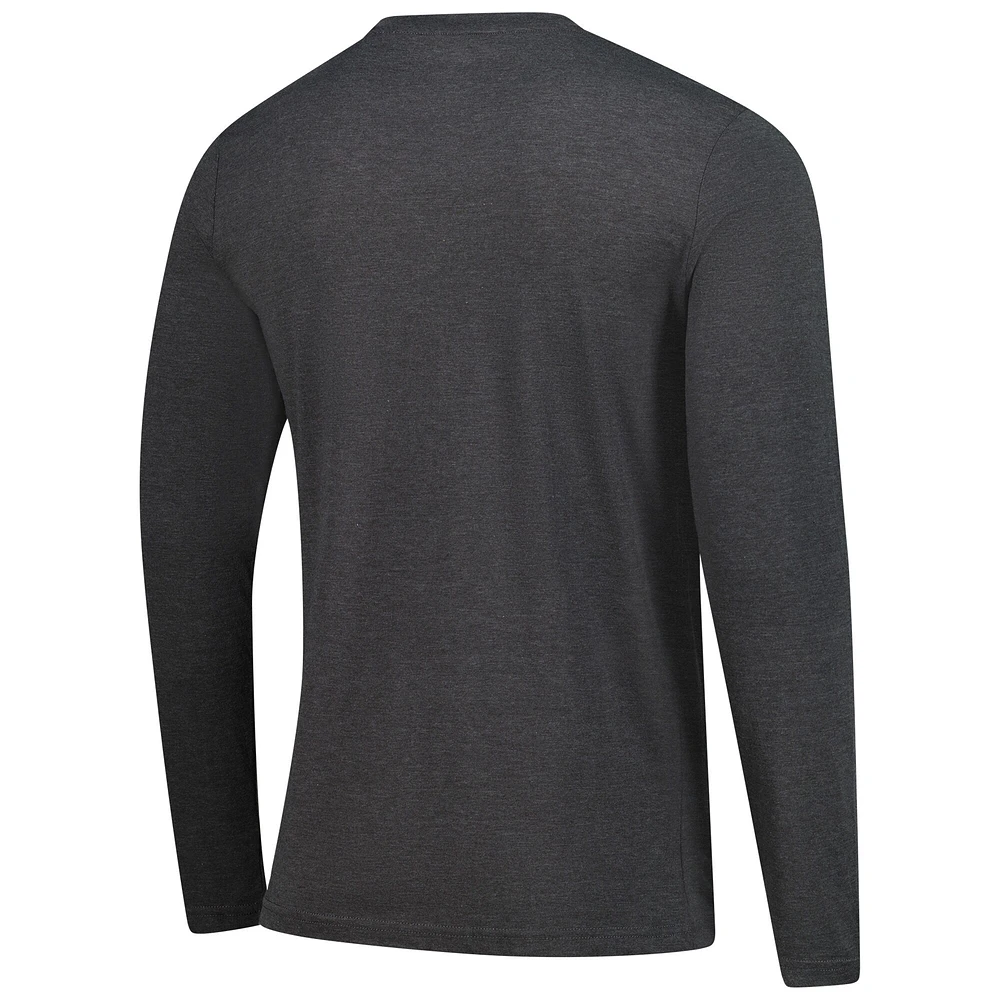 Men's Concepts Sport Blue/Heathered Charcoal Seton Hall Pirates Meter Long Sleeve T-Shirt & Pants Sleep Set
