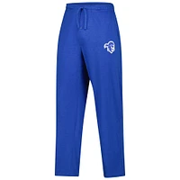 Men's Concepts Sport Blue/Heathered Charcoal Seton Hall Pirates Meter Long Sleeve T-Shirt & Pants Sleep Set