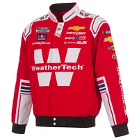 Men's JH Design Red Shane van Gisbergen WeatherTech Full-Snap Twill Uniform Jacket