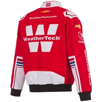 Men's JH Design Red Shane van Gisbergen WeatherTech Full-Snap Twill Uniform Jacket