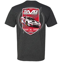 Men's Trackhouse Racing Team Collection  Heather Charcoal Shane van Gisbergen Car T-Shirt