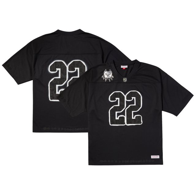 Maillot Mitchell & Ness noir ÑFL Por La Cultura x CHITO pour hommes en édition limitée