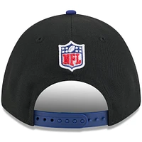 Men's New Era Black/Navy 2025 NFL Draft 9FORTY A-Frame M-Crown Adjustable Hat