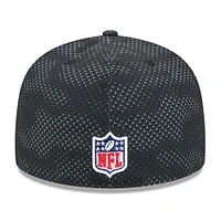 Casquette ajustée NFL 2024 Sideline 59FIFTY New Era noire pour homme