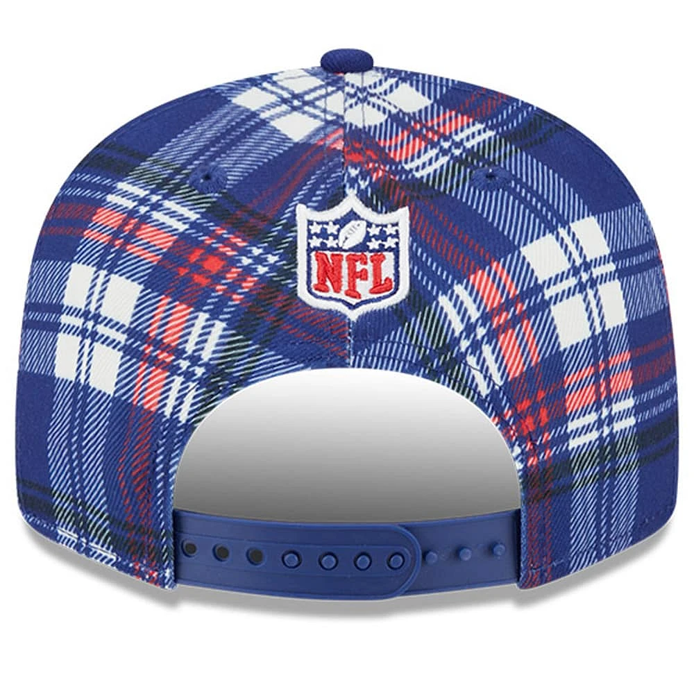 Men's New Era Blue NFL 2024 Sideline Statement 9FIFTY Snapback Hat