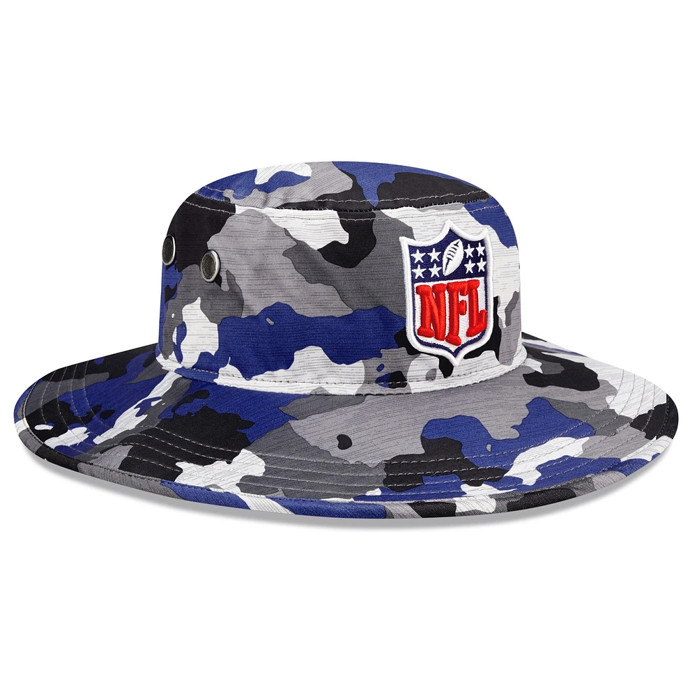 Camp d'entraînement New Era Camo 2022 NFL pour homme - Chapeau bob Panama officiel