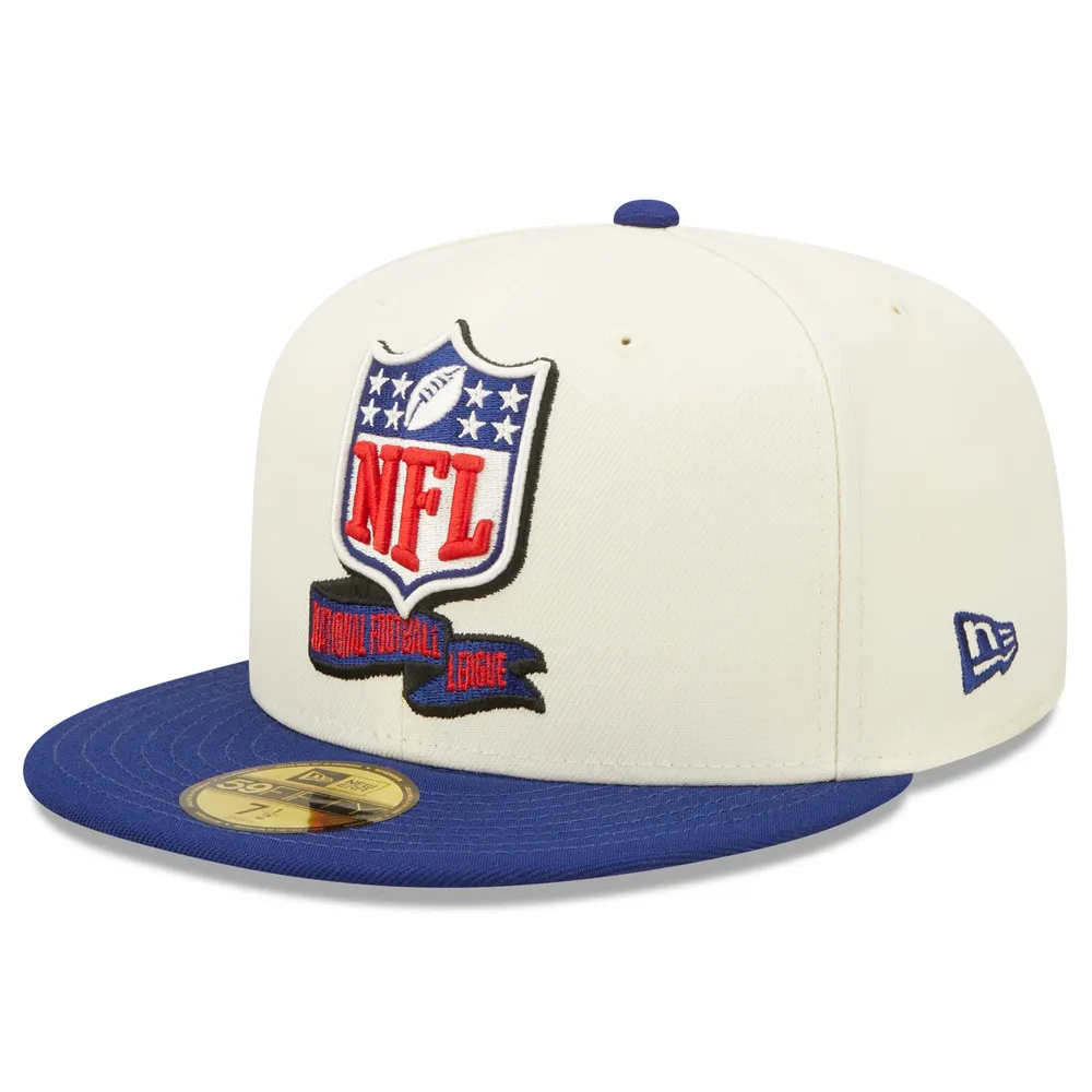 Men's NFL Shield New Era Royal Logo 59FIFTY Fitted Hat