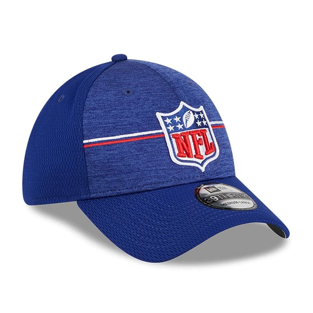 Casquette New Era Royal 2023 NFL Training Camp 39THIRTY Flex Fit pour homme