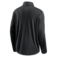 Men's Nike Black 2022 NFL Draft Pacer Half-Zip Pullover Top