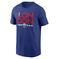 T-shirt Nike Royal NFL Essential London Games pour homme