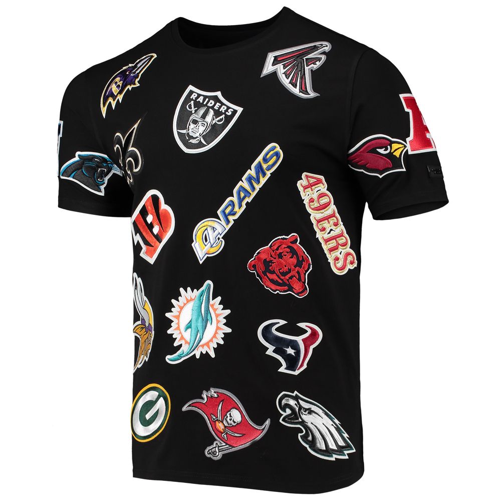 Men's Pro Standard Black NFL League Wordmark T-Shirt