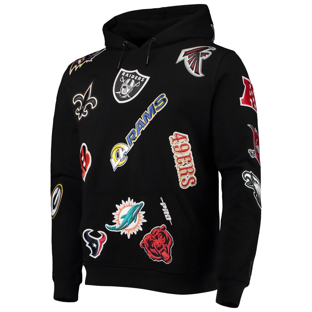 Men's Pro Standard Black NFL Pro League Pullover Hoodie