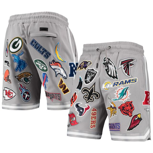 Short Pro Standard gris NFL League Allover pour hommes