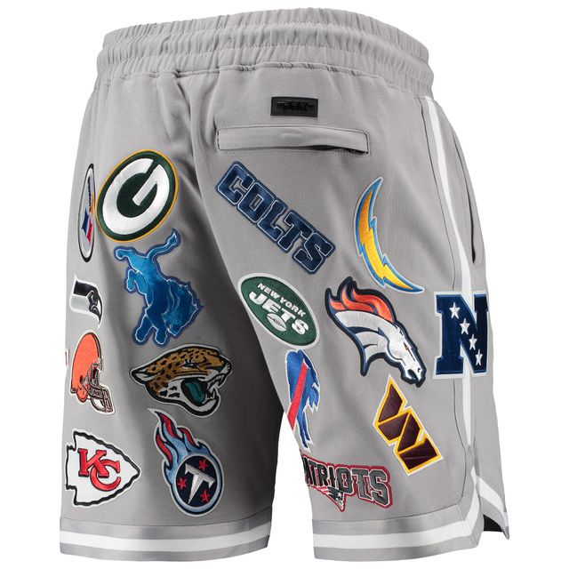 Short Pro Standard gris NFL League Allover pour hommes