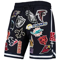 Men's Pro Standard Navy NFL League Allover Shorts