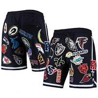 Men's Pro Standard Navy NFL League Allover Shorts