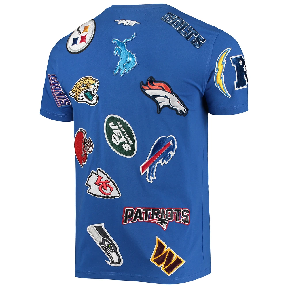 Men's Pro Standard Royal NFL League Wordmark T-Shirt