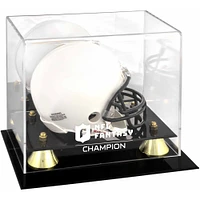 NFL Fantasy Football Champion Golden Classic Team Logo Mini Helmet Display Case