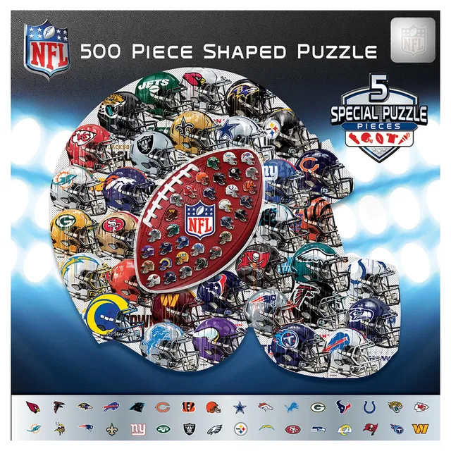 Las Vegas Raiders WinCraft Round 500-Piece Puzzle