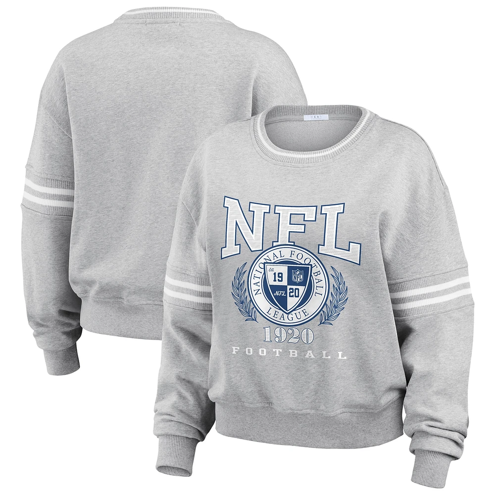 Sweat-shirt à enfiler NFL gris chiné WEAR by Erin Andrews pour femme