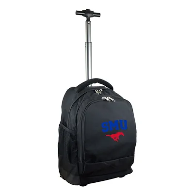 SMU Mustangs 19'' Premium Wheeled Backpack