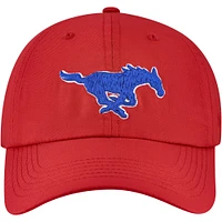 Men's Top of the World  Red SMU Mustangs Staple Adjustable Hat