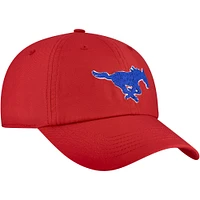 Men's Top of the World  Red SMU Mustangs Staple Adjustable Hat