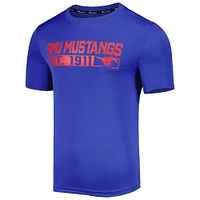 Men's Champion Royal SMU Mustangs Impact Knockout T-Shirt