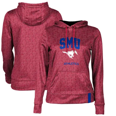 SMU Mustangs Women's Athletics Pullover Hoodie - Red