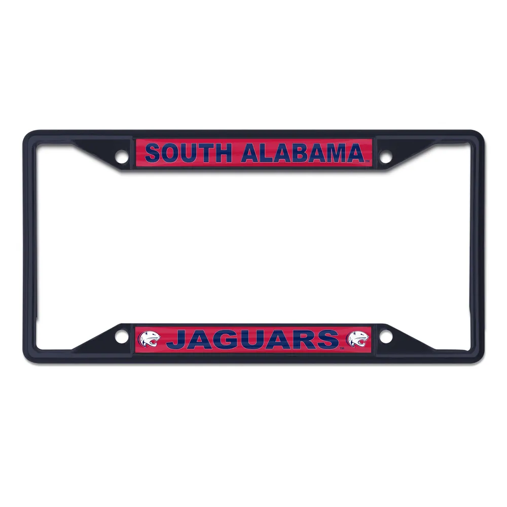 South Alabama Jaguars WinCraft Chrome Color License Plate Frame