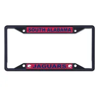 South Alabama Jaguars WinCraft Chrome Color License Plate Frame