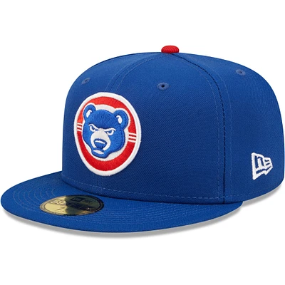 Casquette ajustée 59FIFTY pour homme South Bend Cubs Authentic Collection Team Game bleue de New Era