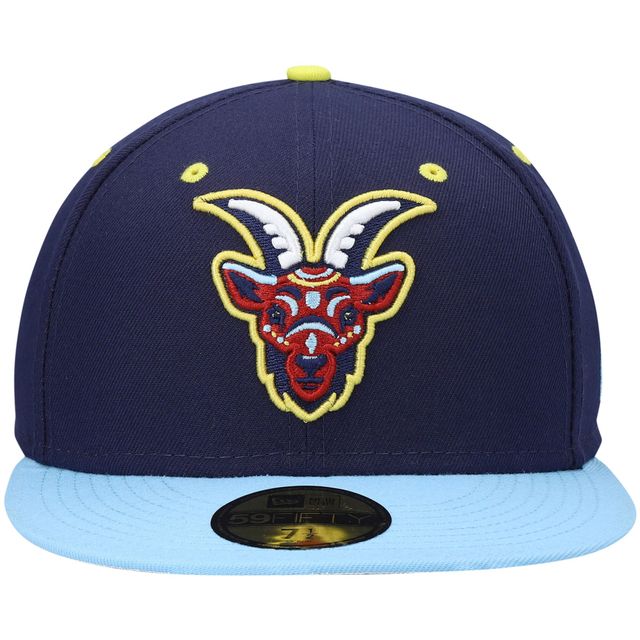 Casquette ajustée 59FIFTY Cabritos Maldichos De South Bend Copa La Diversion New Era pour homme bleu marine/bleu clair